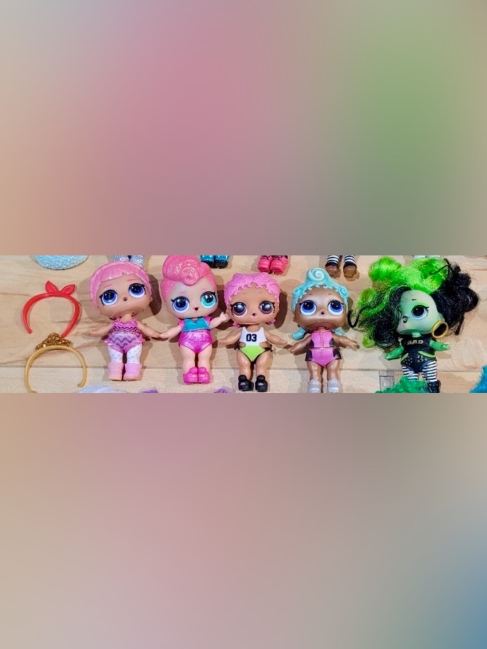 L.O.L SURPRISE - Mixed Doll Lot, includes ULTRA RARE BHADDIE DOLL